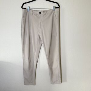 Legends Pants Mens 36x28 Gray Aviation Chino Tapered Performance Stretch Golf